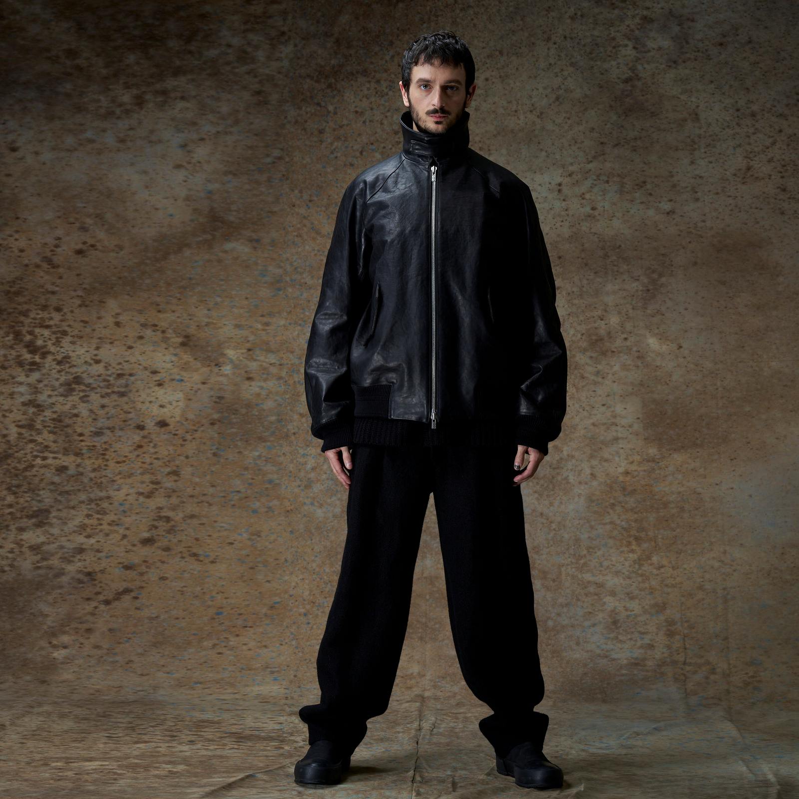 DEVOA（デヴォア）Leather jacket Loose fit/ BLACK | DEVOA（デヴォア