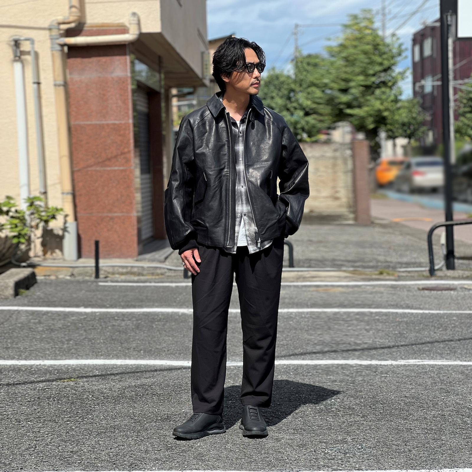DEVOA（デヴォア）Leather jacket Loose fit/ BLACK | DEVOA（デヴォア