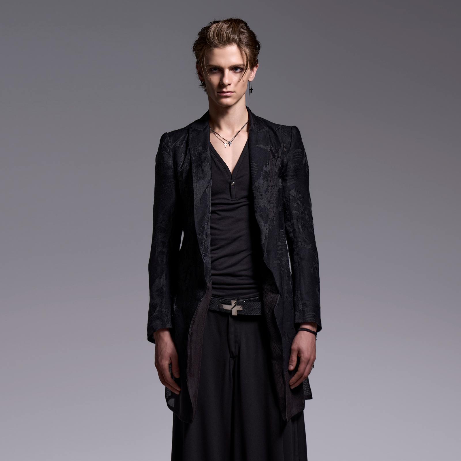 予約品】kiryuyrik(キリュウキリュウ) BEATENJIKU Henry Neck Tank Top