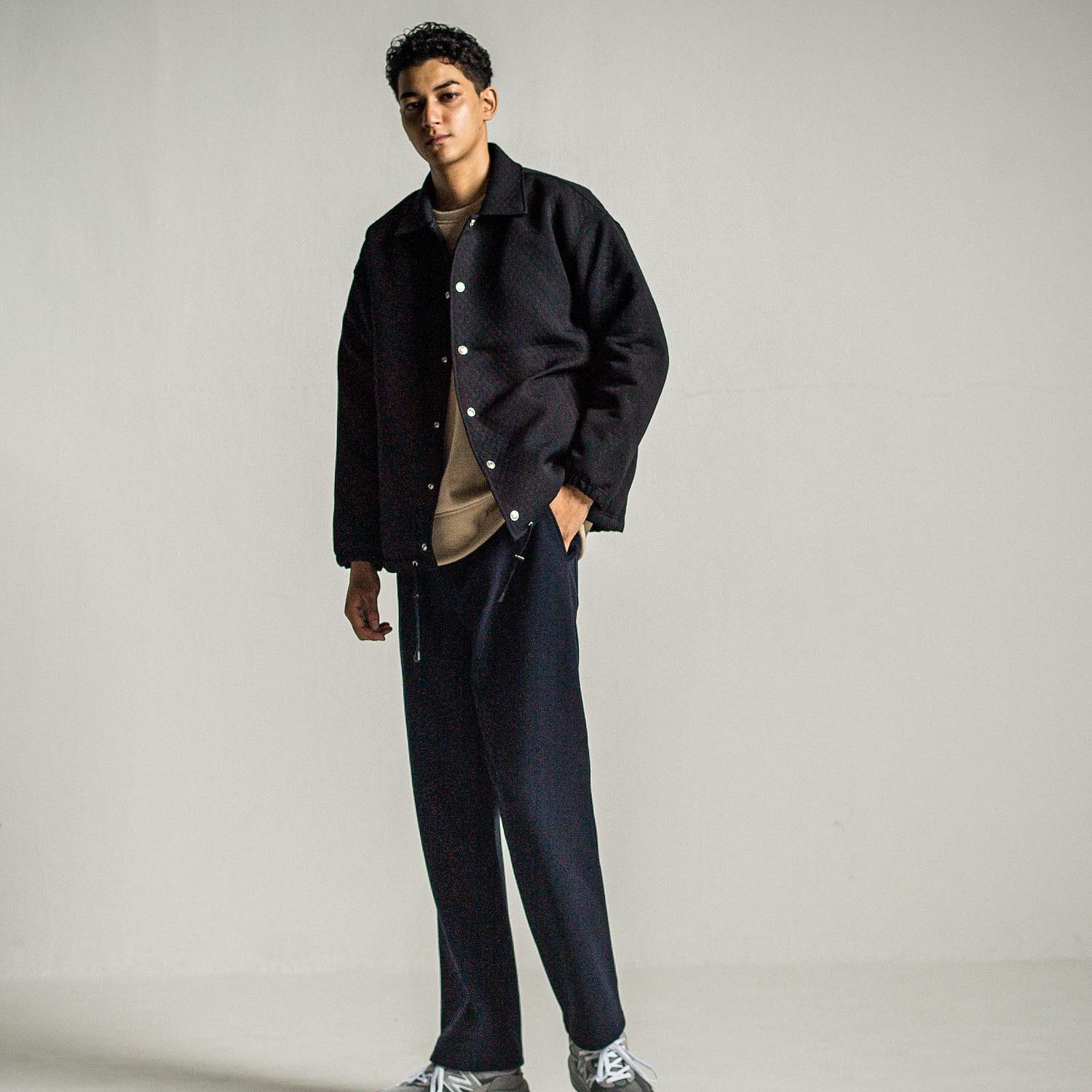 RESOUND CLOTHING(リサウンドクロージング) fur coach jk/ BLACK