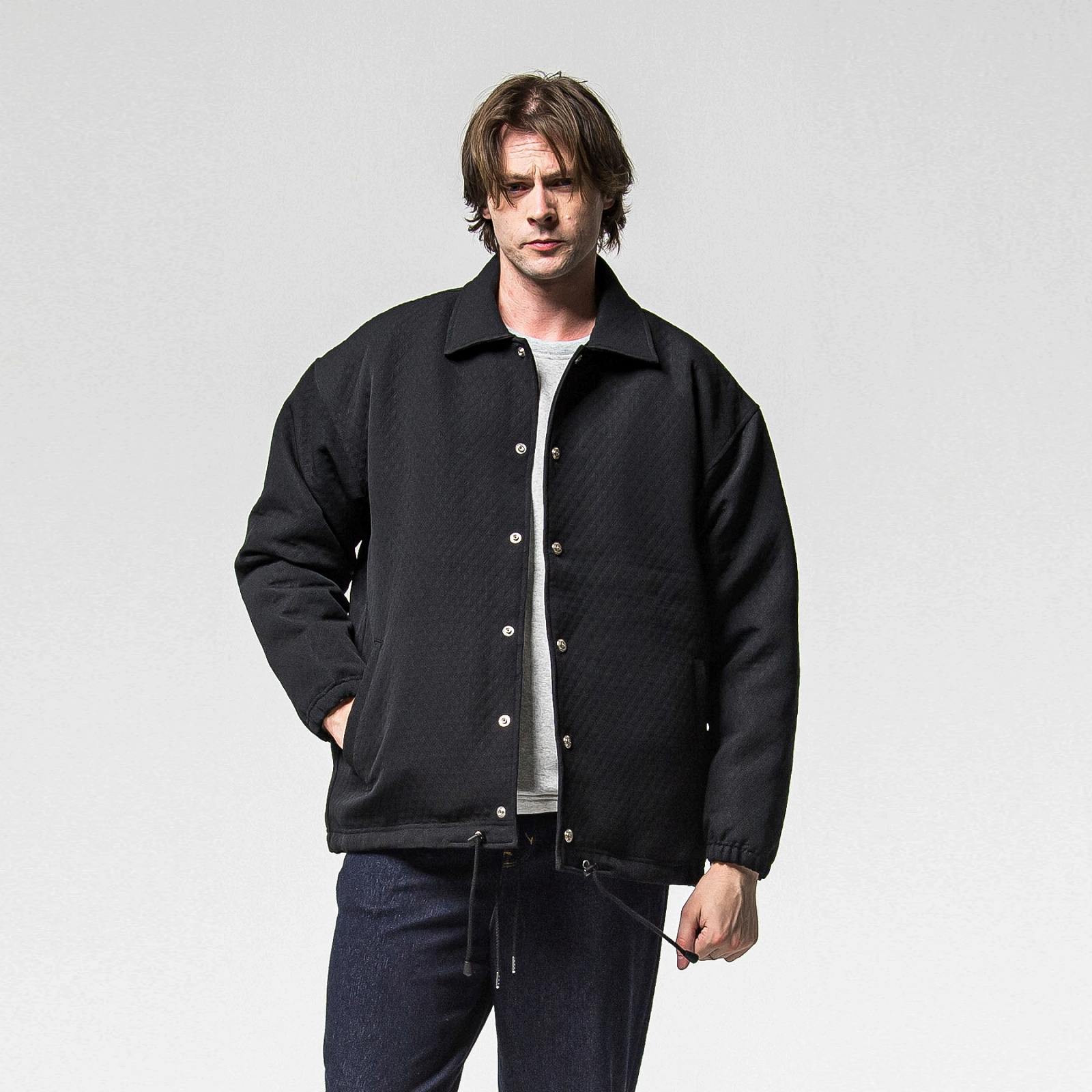 RESOUND CLOTHING(リサウンドクロージング) fur coach jk/ BLACK