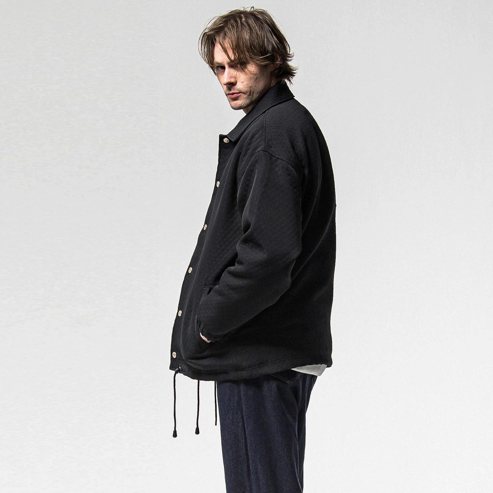 RESOUND CLOTHING(リサウンドクロージング) fur coach jk/ BLACK