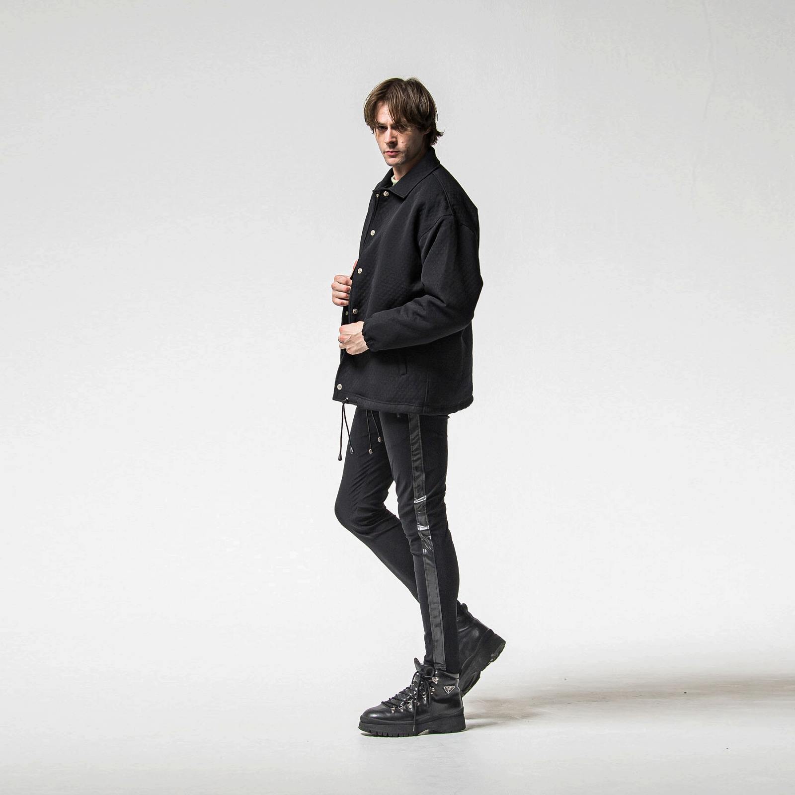 RESOUND CLOTHING(リサウンドクロージング) fur coach jk/ BLACK