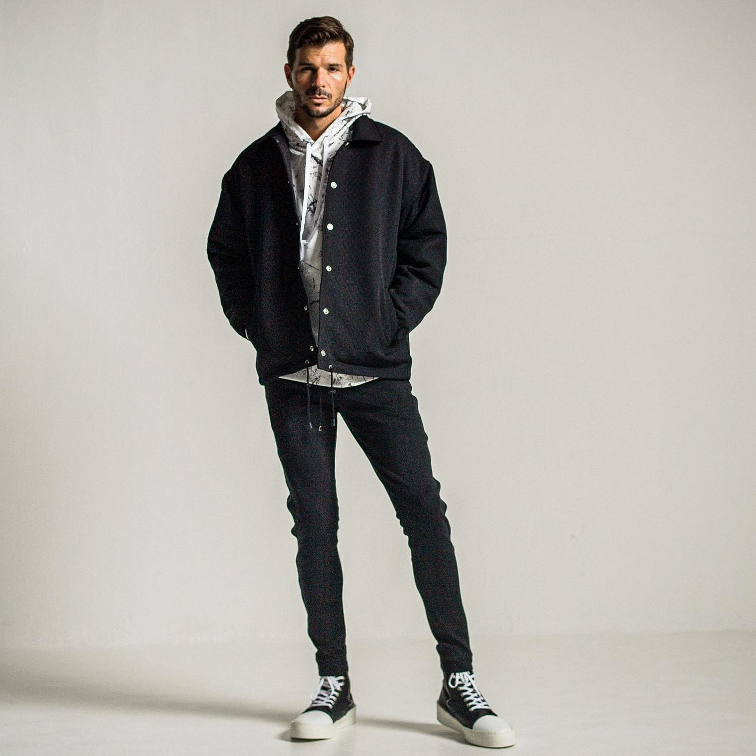 RESOUND CLOTHING(リサウンドクロージング) fur coach jk/ BLACK