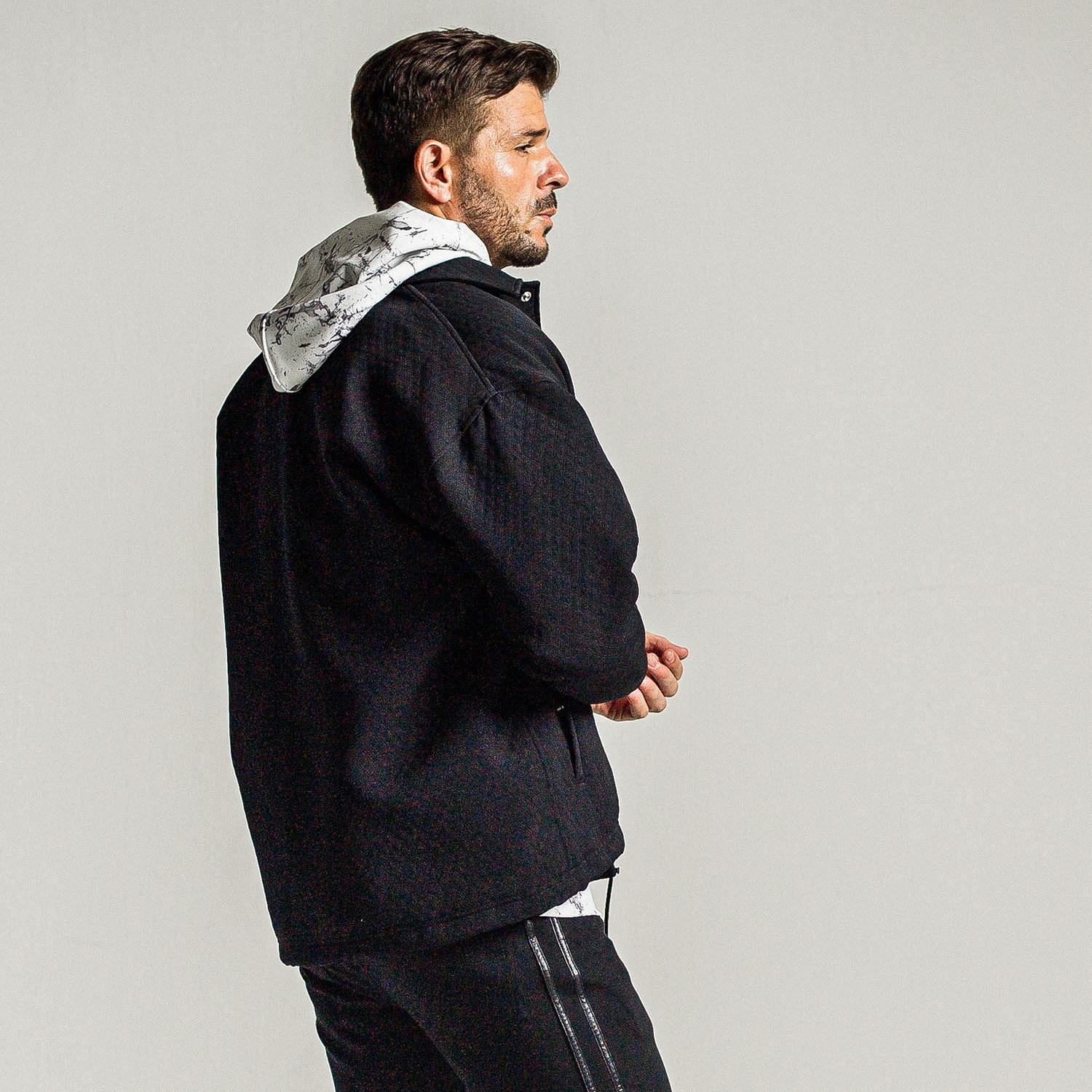 RESOUND CLOTHING(リサウンドクロージング) fur coach jk/ BLACK