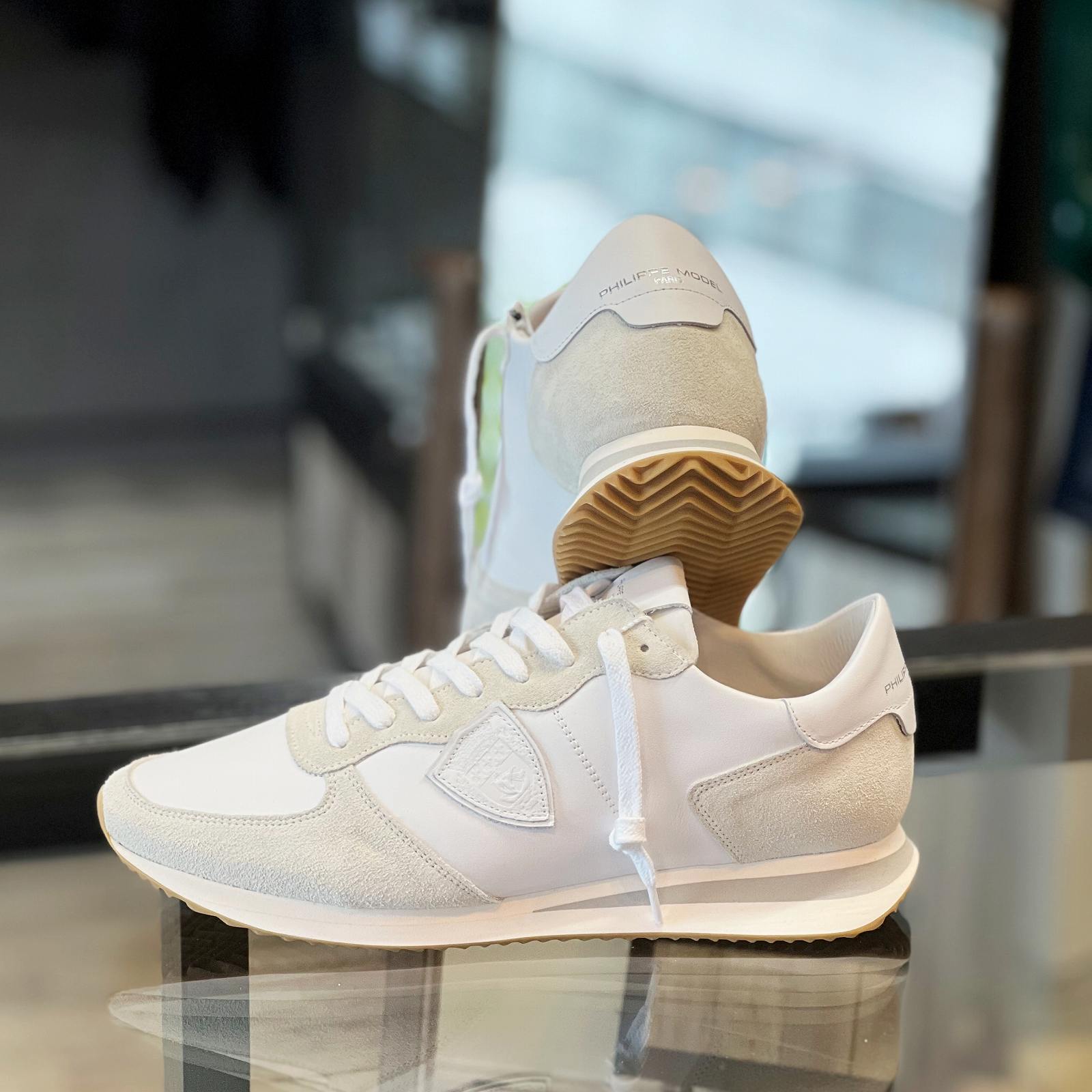 PHILIPPE MODEL フィリップモデル　スニーカー　白 42 26.5 PHILIPPE MODEL (フィリップモデル) TRPX L U BASIC VEAU M