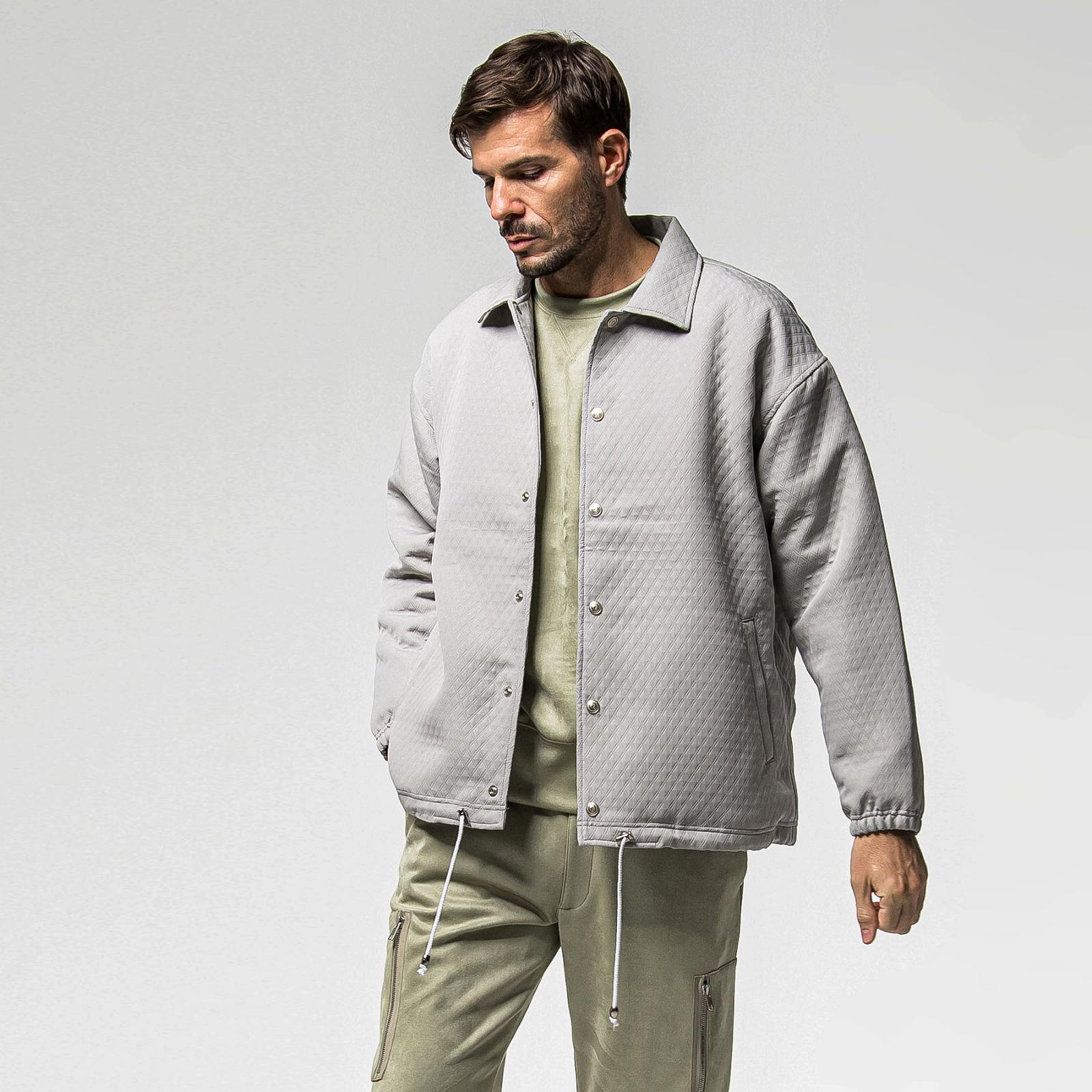 RESOUND CLOTHING(リサウンドクロージング) fur coach jk/ GREY