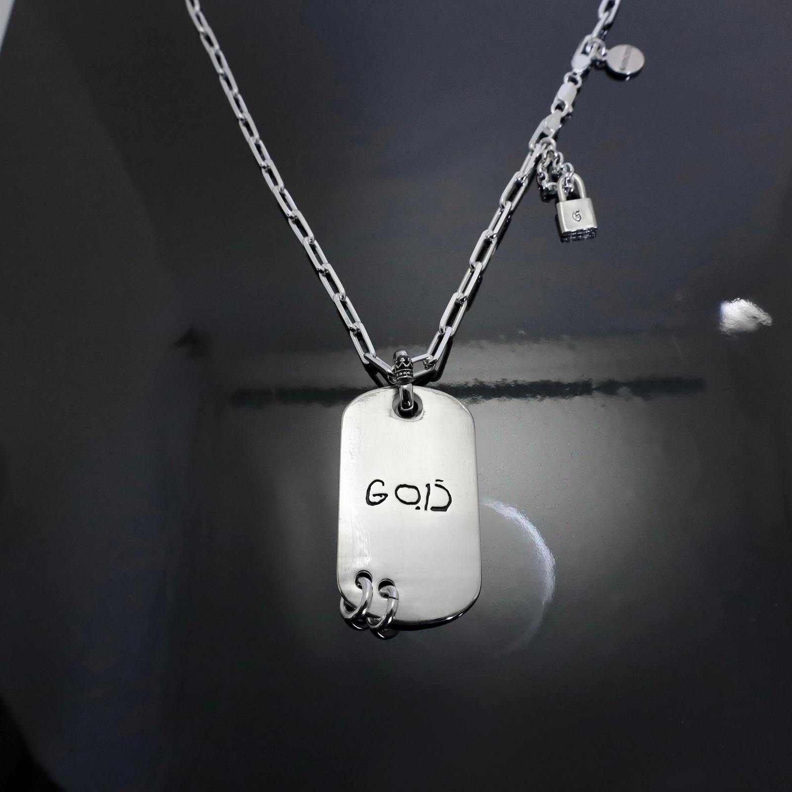 受注生産品】GODSIZE(ゴッドサイズ)GOD I.D. TAG 4C #2 NECKLACE