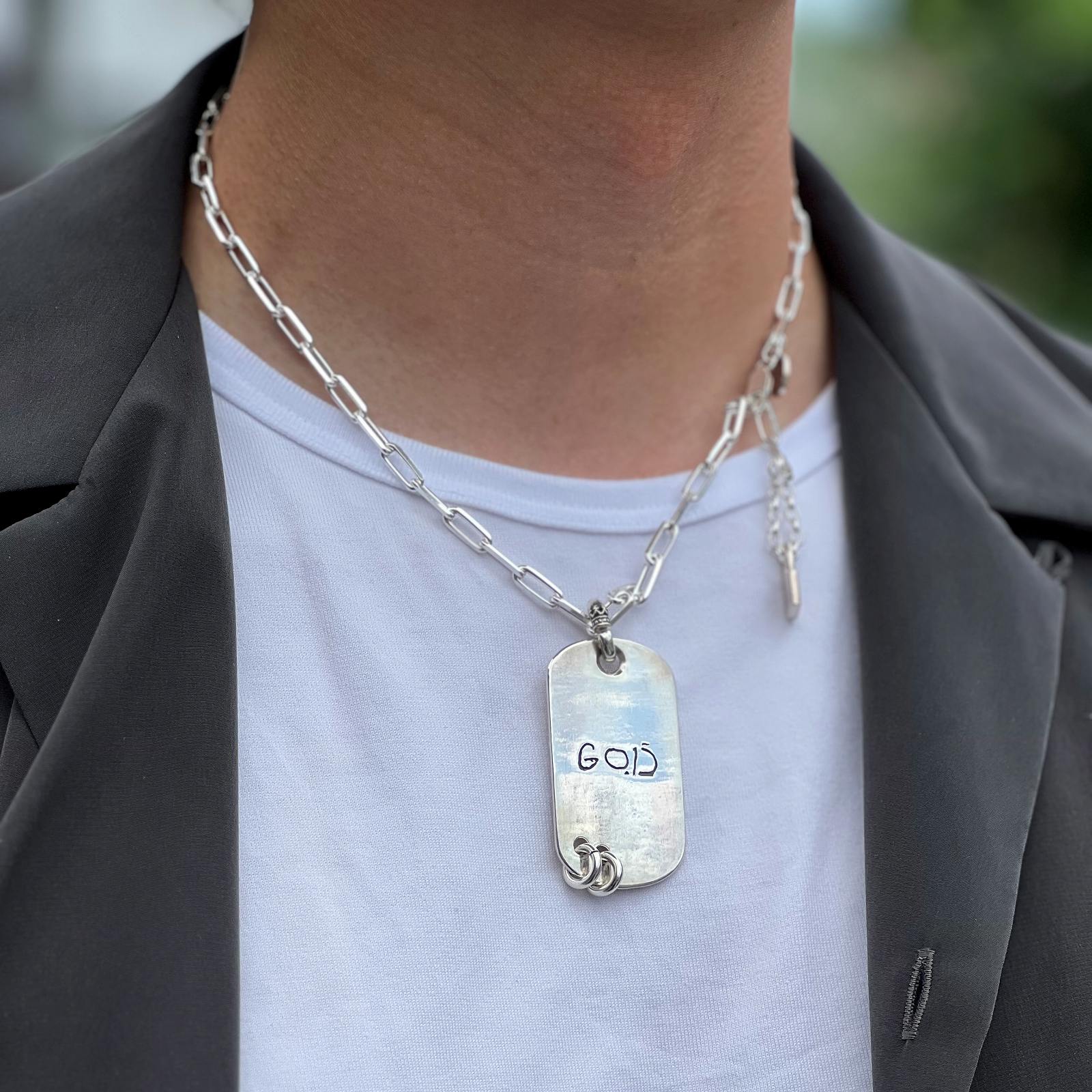 受注生産品】GODSIZE(ゴッドサイズ)GOD I.D. TAG 4C #2 NECKLACE