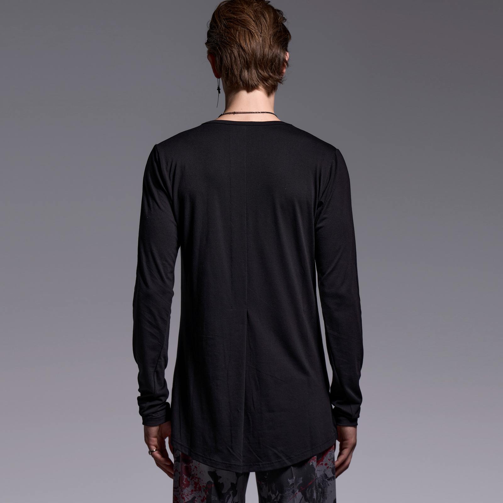 予約品】kiryuyrik(キリュウキリュウ) BEATENJIKU W-Frill-V-Neck-T