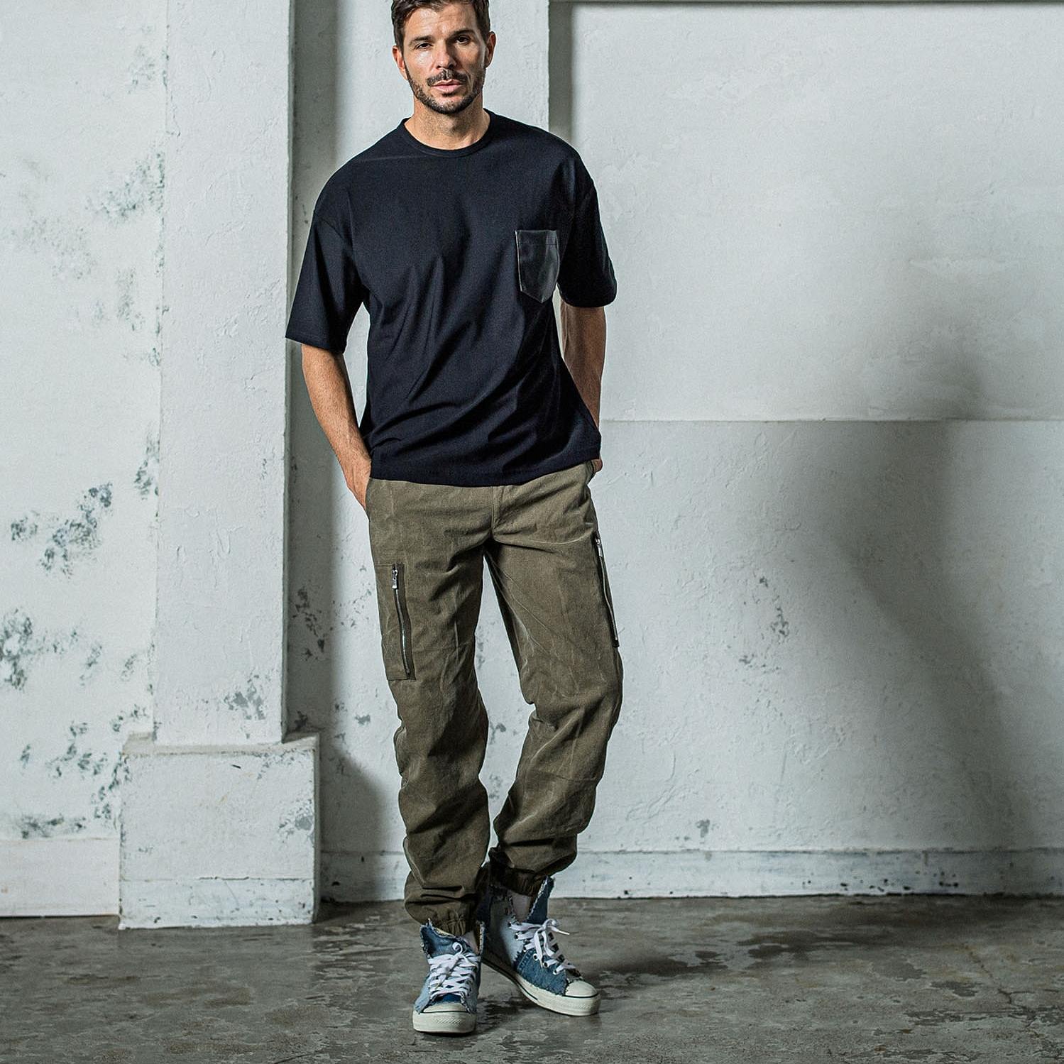 リサウンドクロージング グレー カーゴパンツ サイズ3 RESOUND CLOTHING リサウンドクロージング DAVID NYLON CARGO