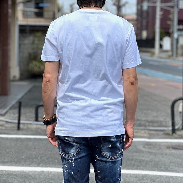 FAIR】DSQUARED2(ディースクエアード) V neck T-SHIRT WHITE