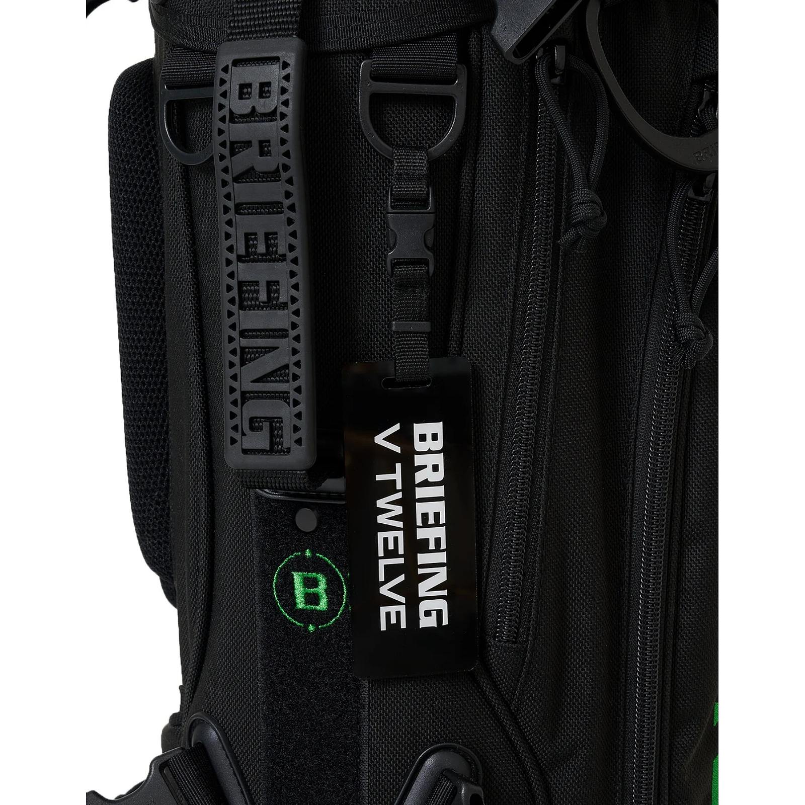 V12(ブィ・トゥエルブ) BRIEFINGコラボ スタンドキャディバッグ(BG12