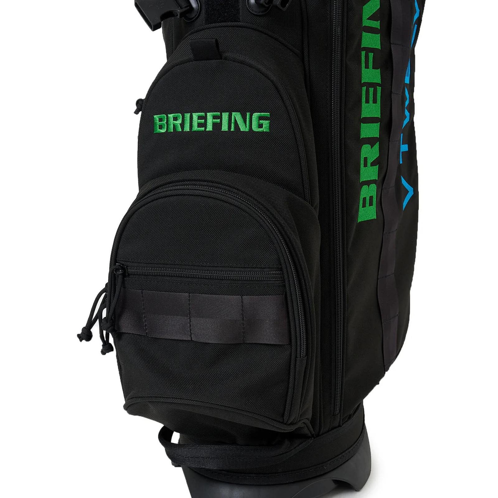 V12(ブィ・トゥエルブ) BRIEFINGコラボ スタンドキャディバッグ(BG12