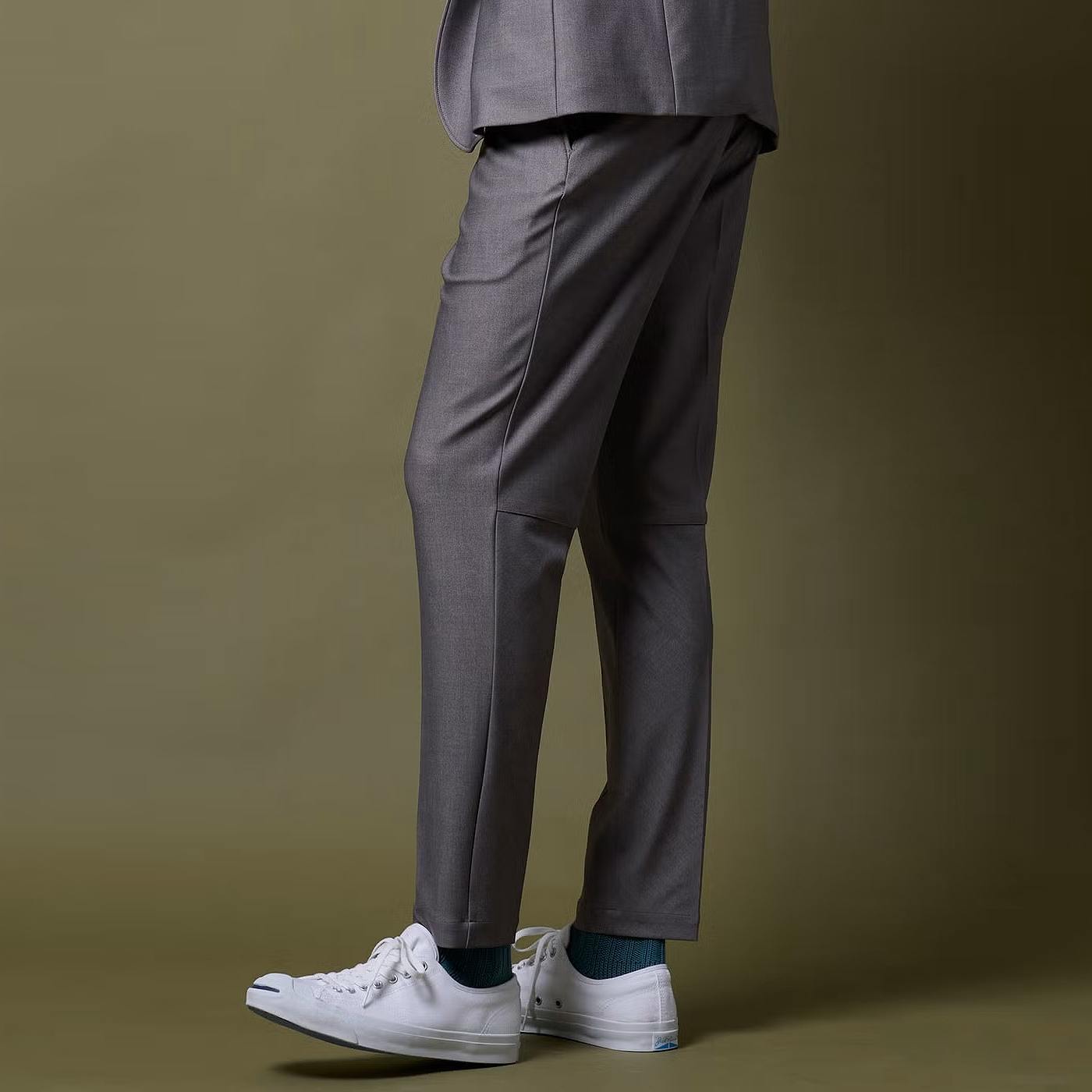 junhashimoto(ジュンハシモト) EASY TUCK PANTS/ GREIGE