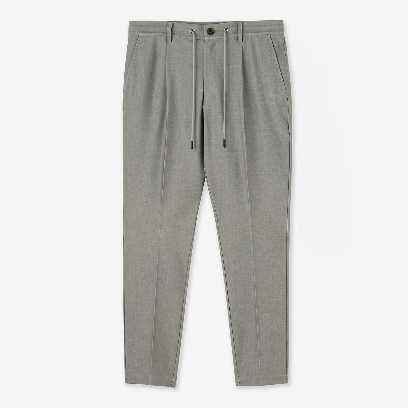 junhashimoto(ジュンハシモト) EASY TUCK PANTS/ GREIGE