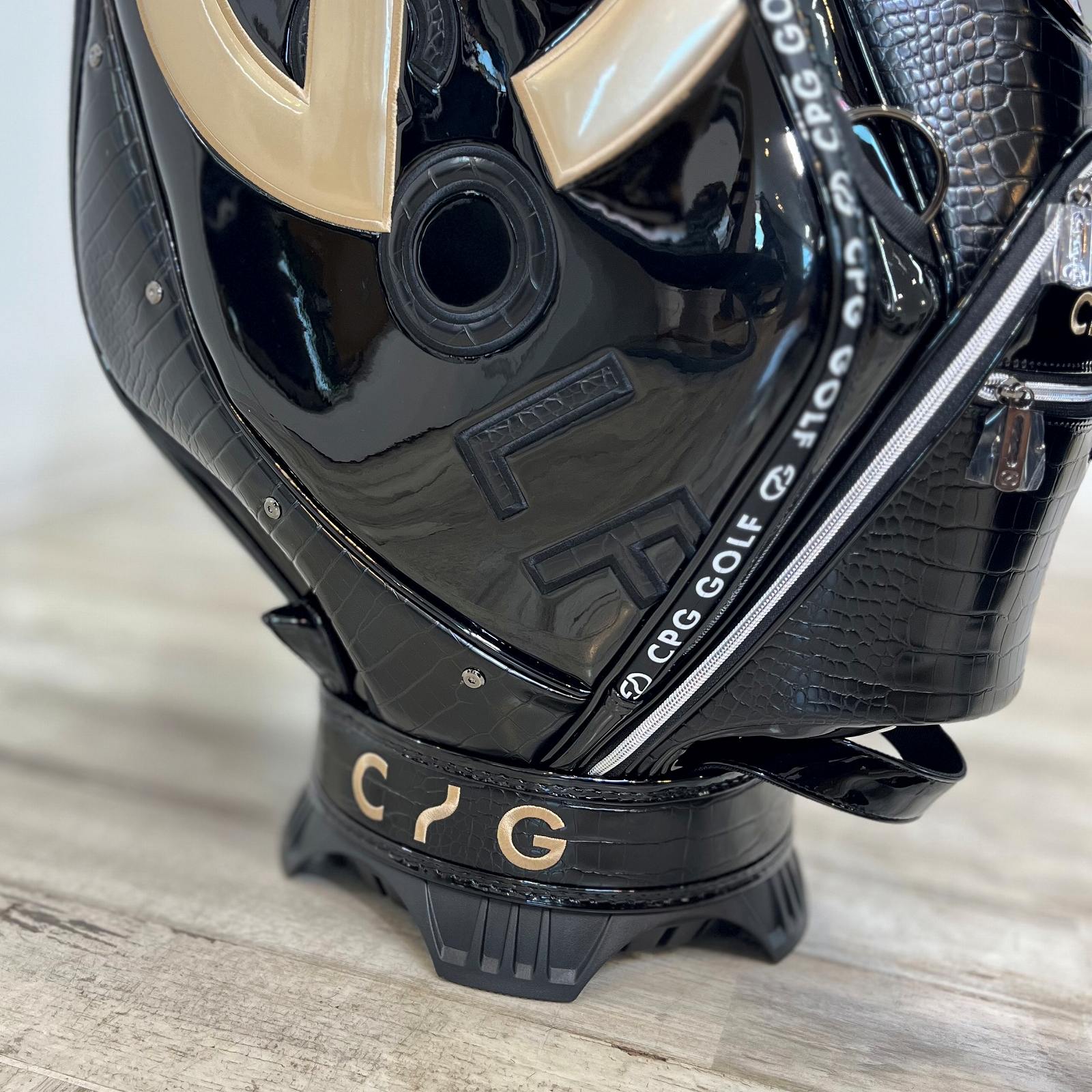 【最終価格】【新品】【最新モデル】CPG GOLF Caddy Bag CPG GOLF(シーピージーゴルフ) ENAMEL COMBI CADDY BAG / BLACK