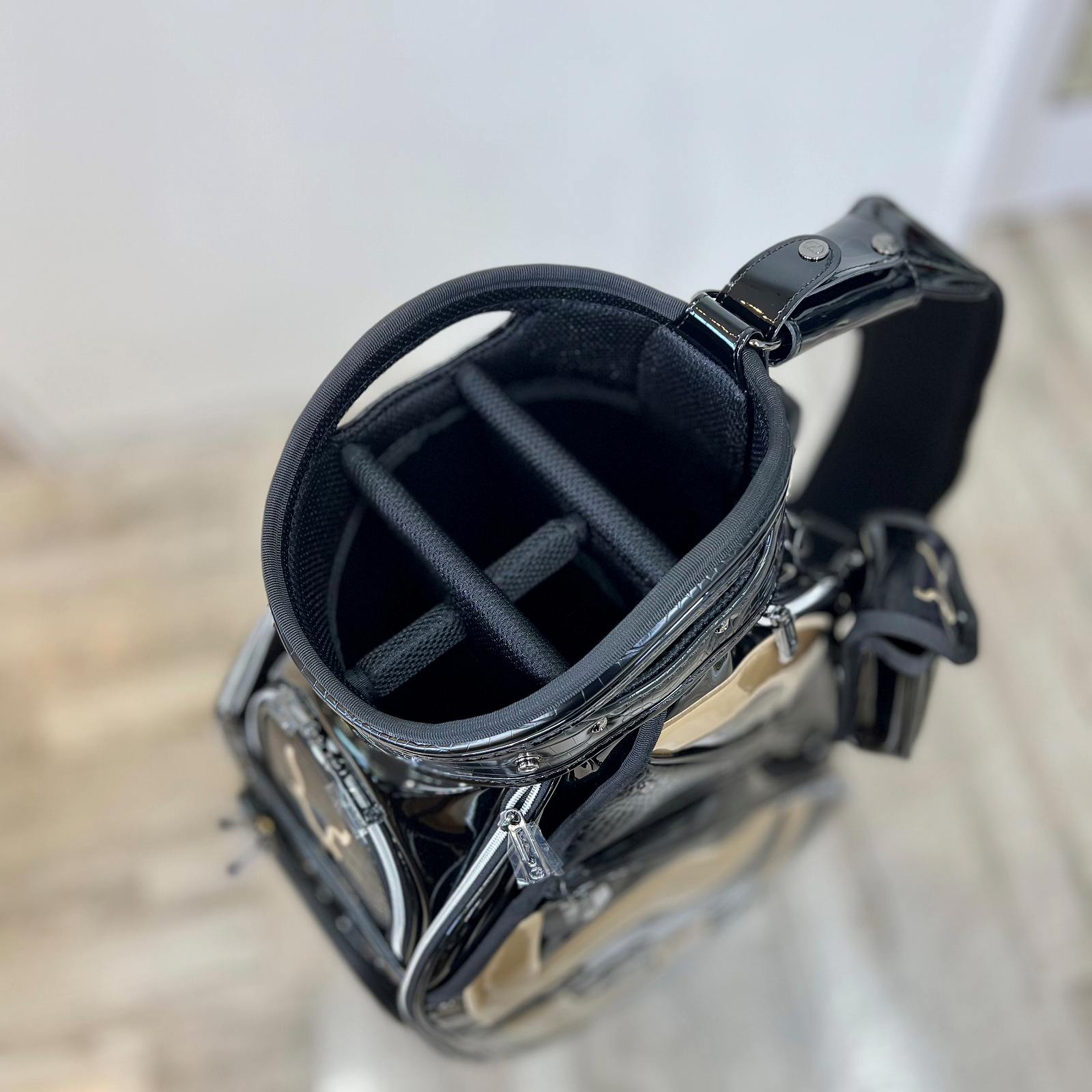 CPG GOLF(シーピージーゴルフ) ENAMEL COMBI CADDY BAG / BLACK