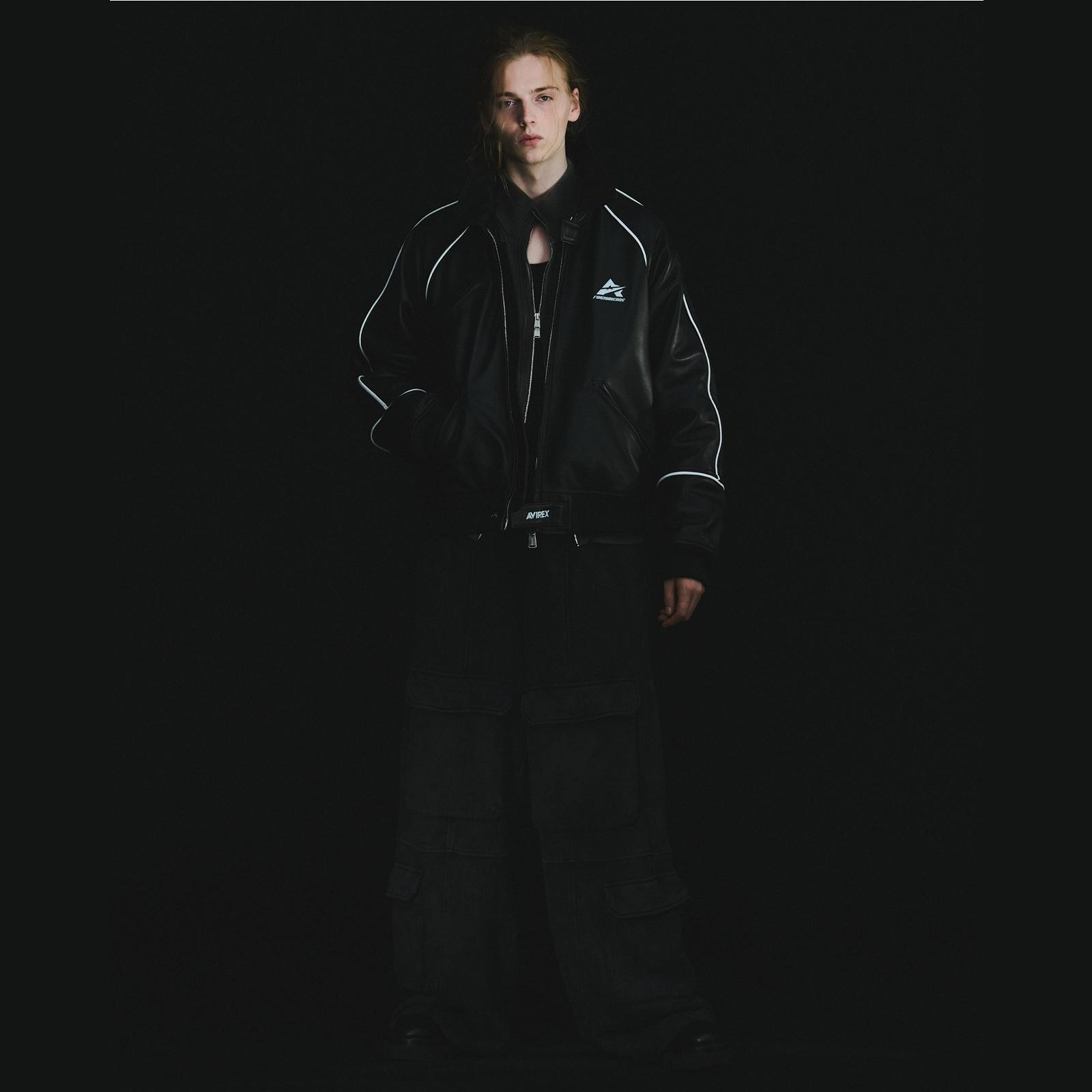 FORSOMEONE（フォーサムワン） AVIREX LEATHER JACKET/BLACK