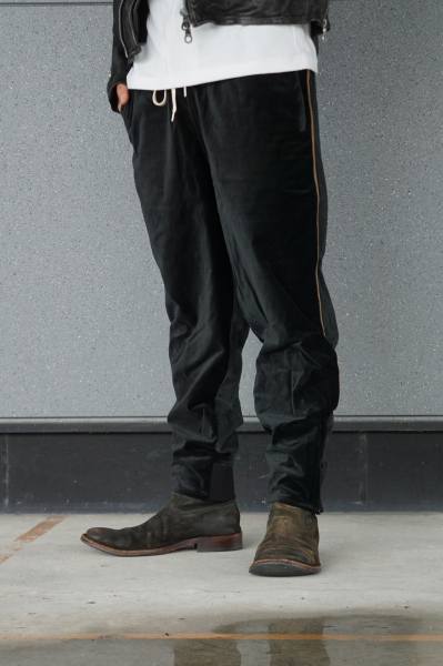 BACKLASH(バックラッシュ) 別珍コットンイージーパンツ BLACK