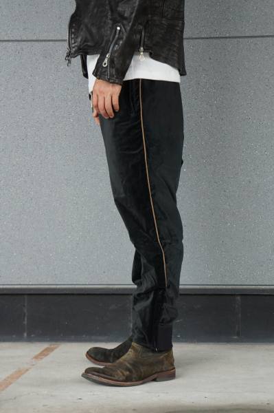 BACKLASH(バックラッシュ) 別珍コットンイージーパンツ BLACK