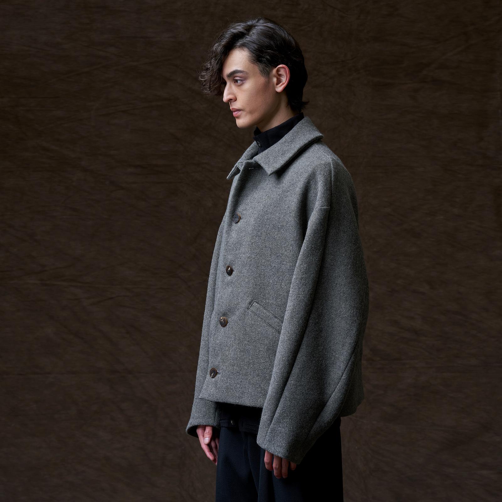 DEVOA（デヴォア）Jacket Virgin Wool / ARMY GRAY | DEVOA（デヴォア