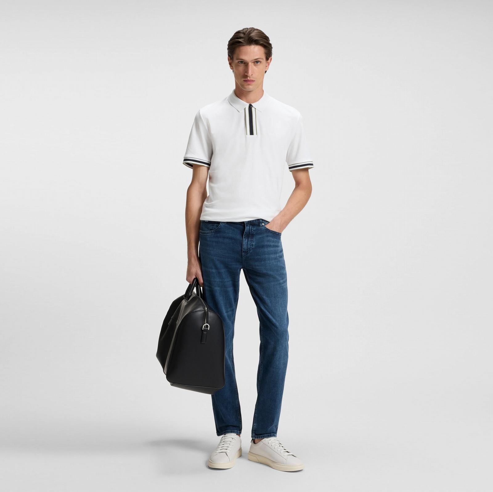 ＜新品未使用＞BOSS コントラストカラー ポロシャツ BOSS（HUGO BOSS） ポロシャツ Paddy アクティブポロシャツ