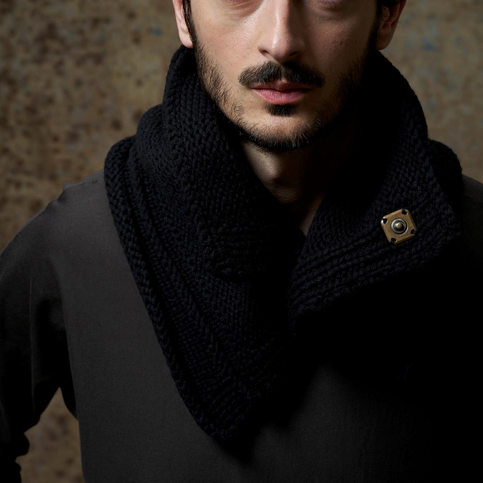 DEVOA（デヴォア）Knit neck parts/BLACK | DEVOA（デヴォア