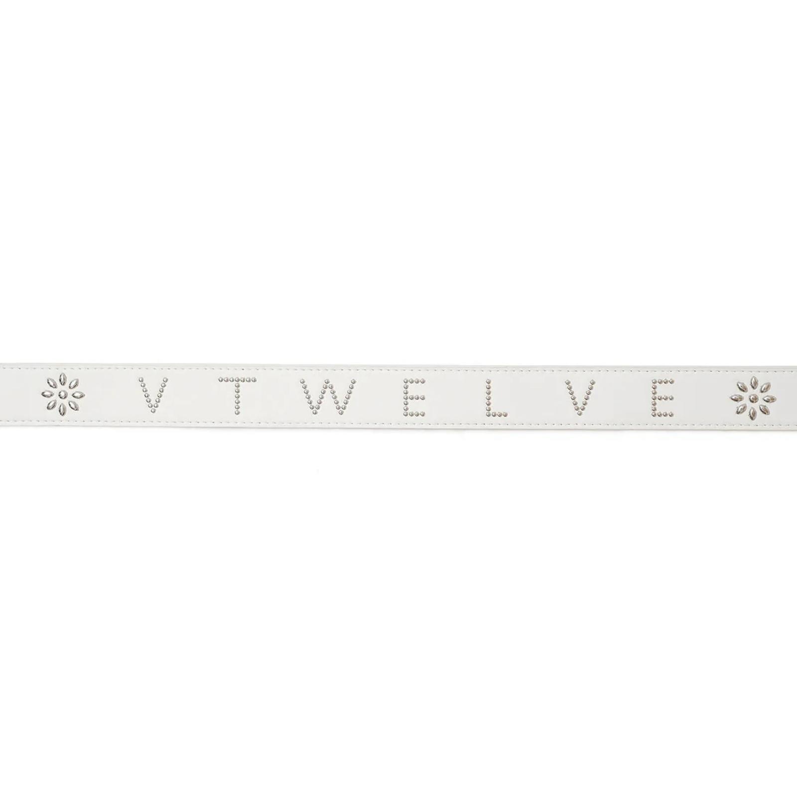 新品未使用☆V12 VTWELVE ヴィトゥエルヴ ベルト 白 ホワイト V12 ヴィトゥエルブ メンズ レディース ゴルフベルト EMBOSSING