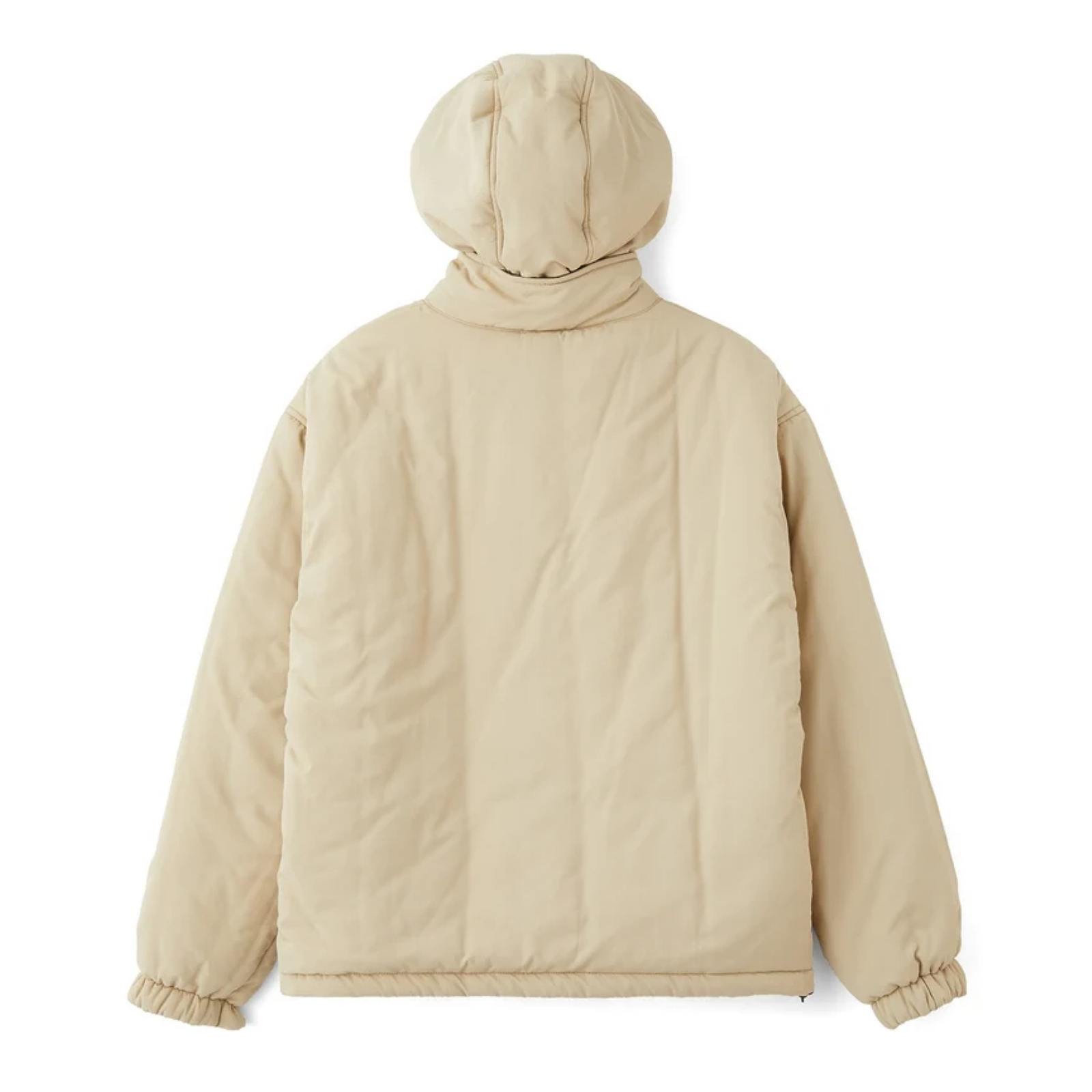 ▼美品 00s old  襟付きジップアップジャケット ベージュ X-girl(エックスガール) FACE EMBROIDERED PATCH REVERSIBLE JACKET