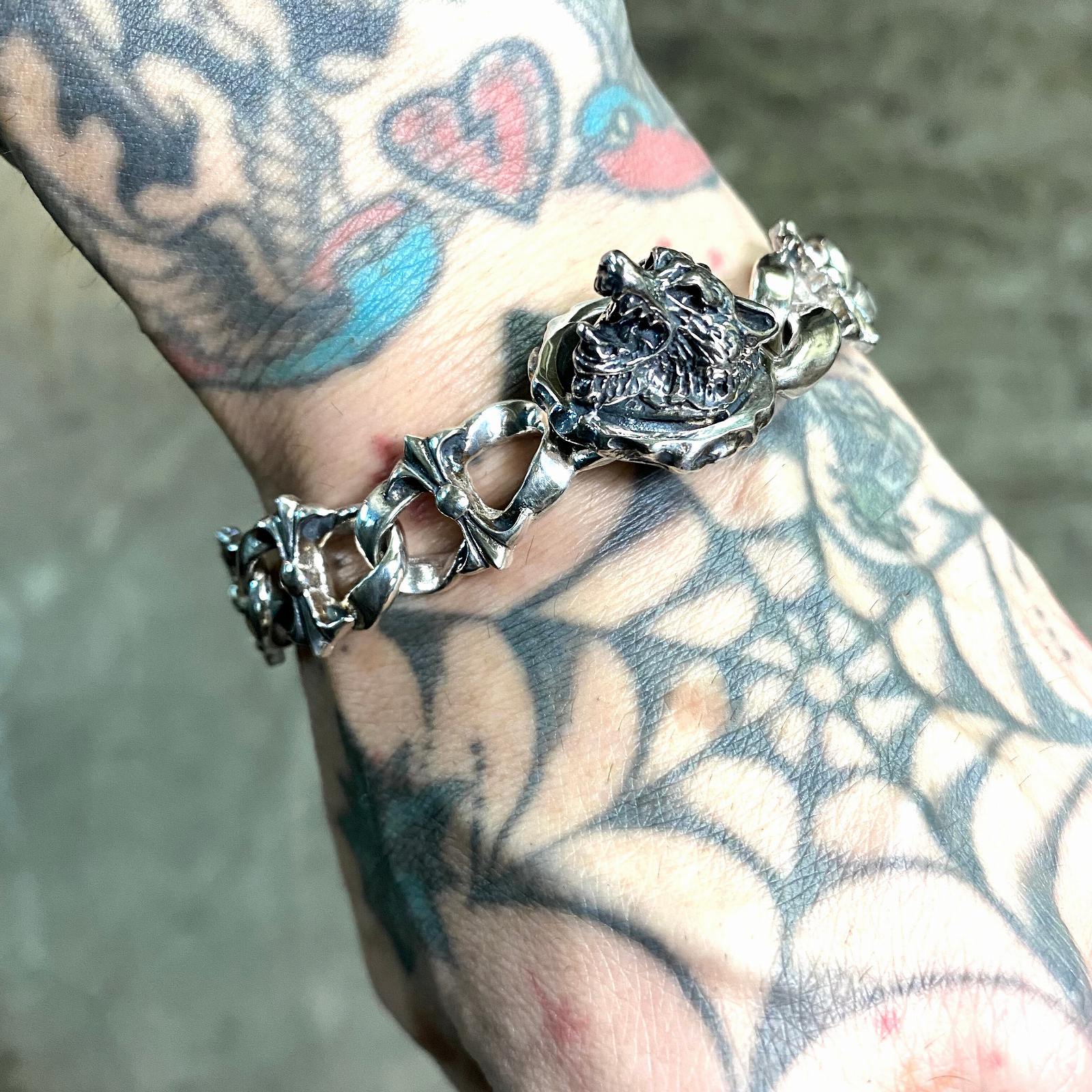 GODSIZE ゴッドサイズ ブレスレット GODSIZE® FIGARO CHAIN BRACELET / ゴッドサイズ® フィガロ