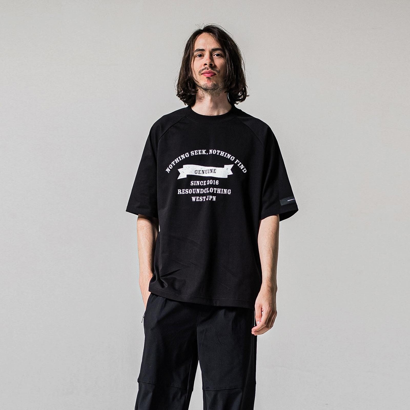 RESOUND CLOTHING(リサウンドクロージング) college raglan OVER TEE 