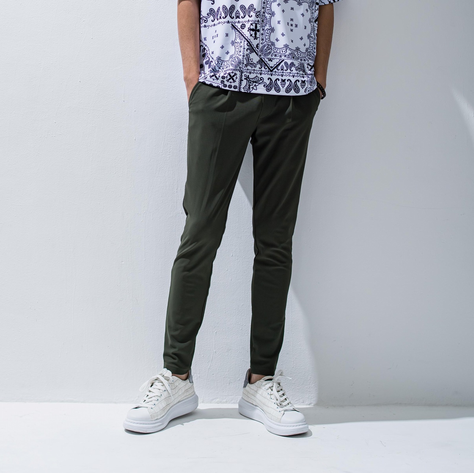 RESOUND CLOTHING パンツ RESOUND CLOTHING(リサウンドクロージング) =CHRIS EASY TUCK