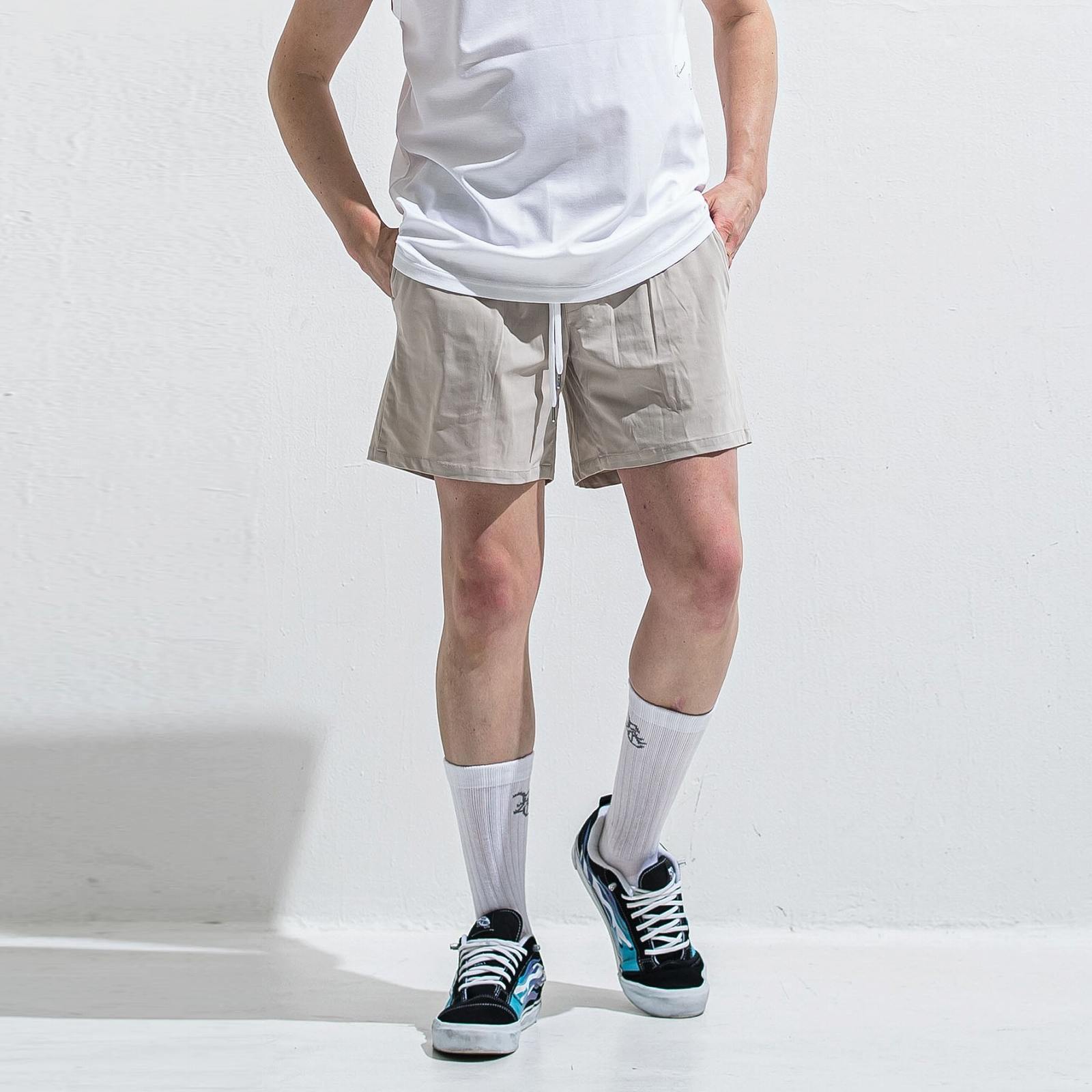 RESOUND CLOTHING(リサウンドクロージング)TV NYLON SHORTS/GREYGE