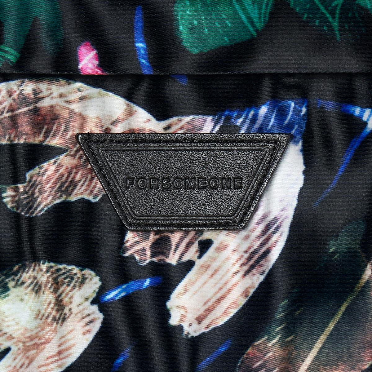 FORSOMEONE FLOWER シャツ 46 FORSOMEONE（フォーサムワン） FLOWER SHIRT / BLACK