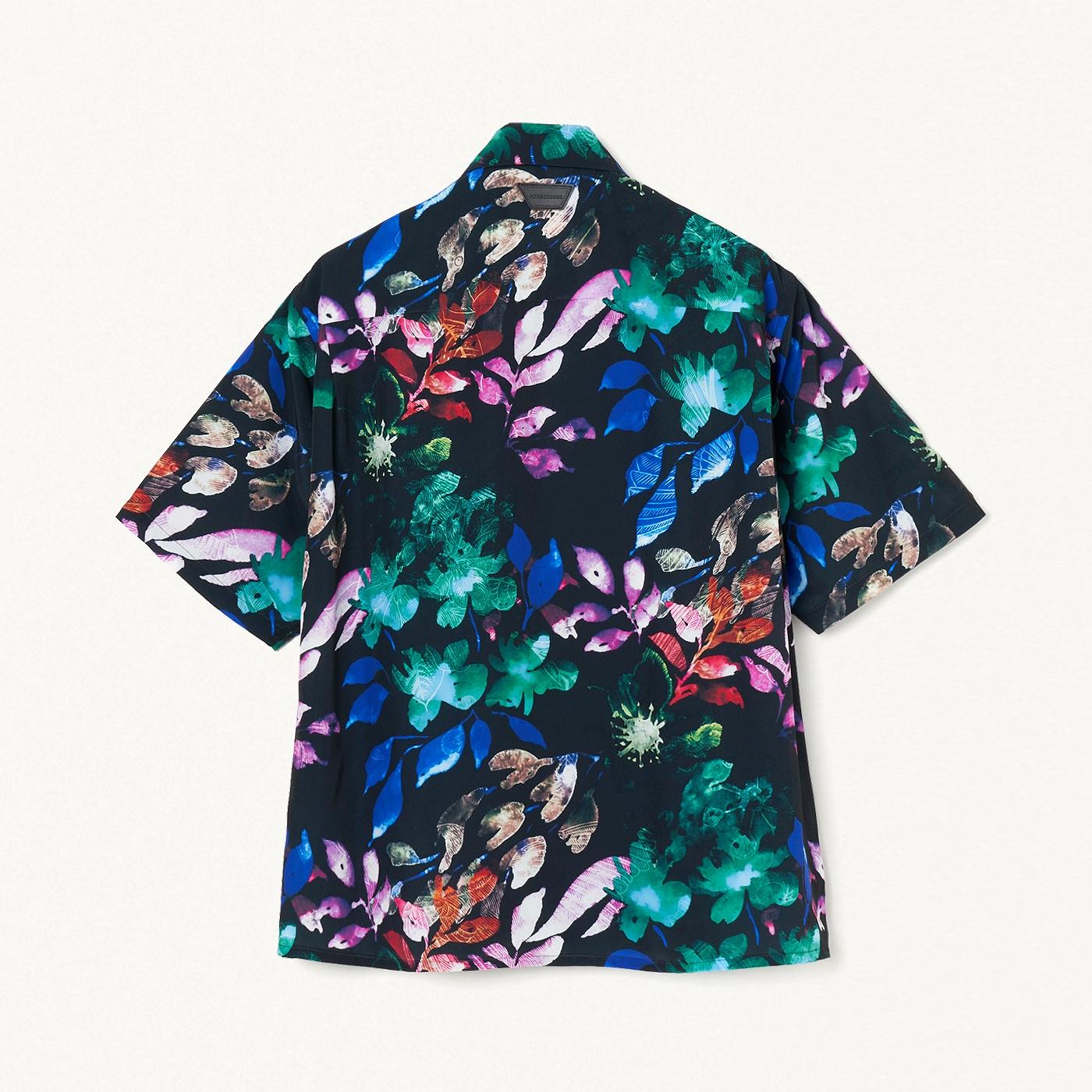 FORSOMEONE（フォーサムワン） FLOWER SHIRT / BLACK