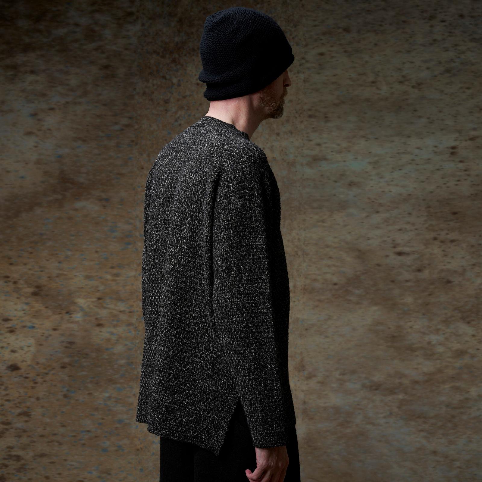 DEVOA Loose Fit Knit Cotton Woolグレー1 DEVOA（デヴォア） Loose