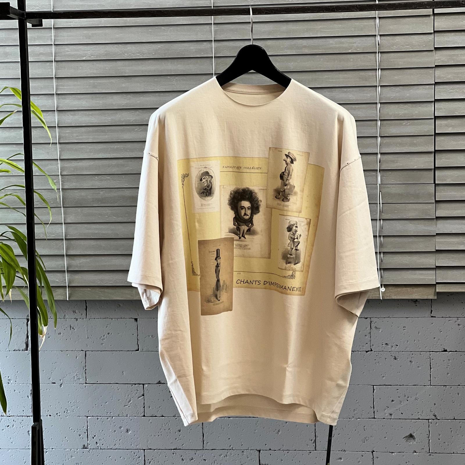 CROMAGNON(クロマニヨン) antique print short sleeve T-shirts