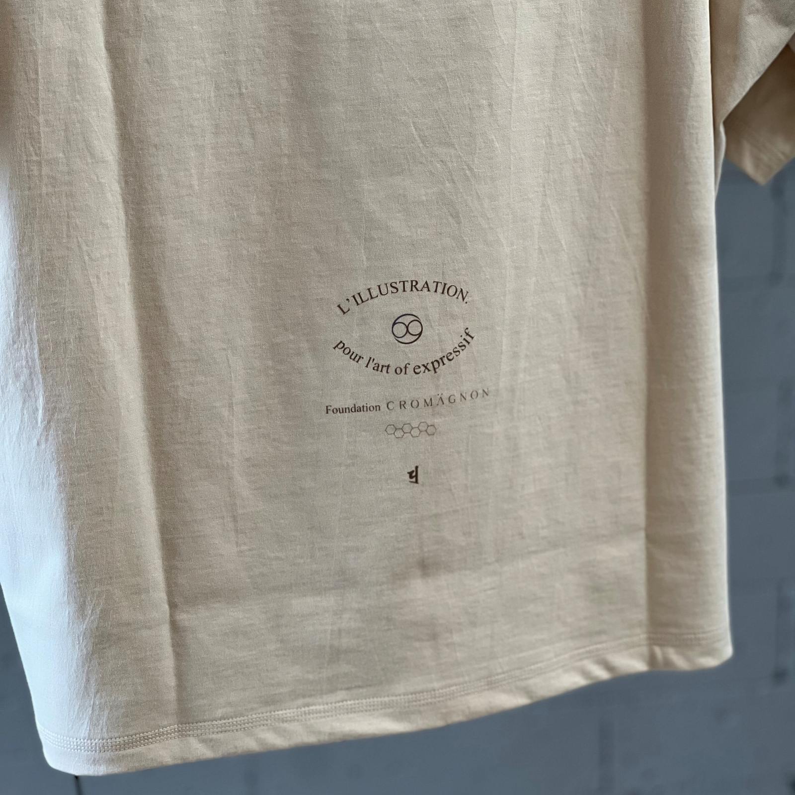 CROMAGNON(クロマニヨン) antique print short sleeve T-shirts