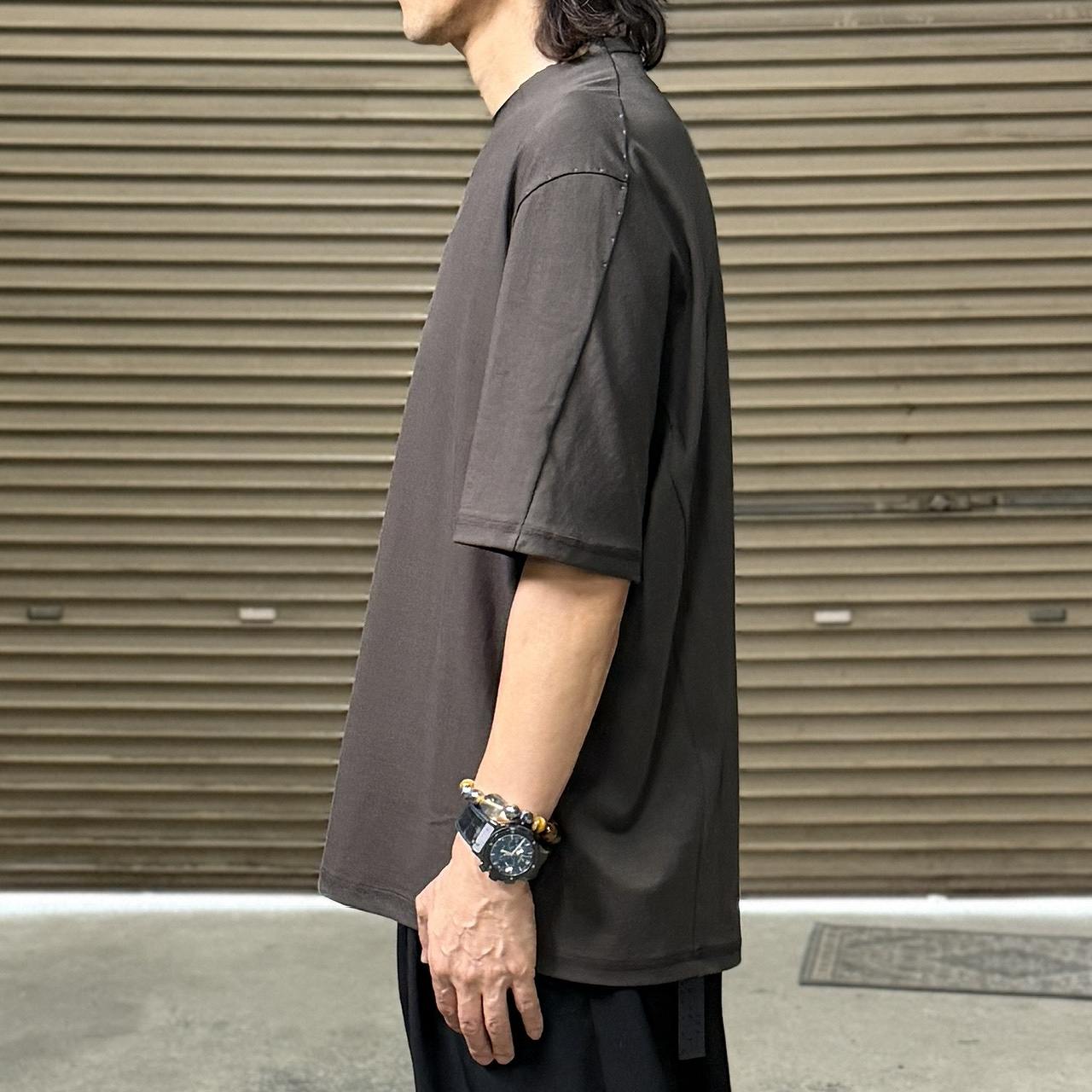 DEVOA（デヴォア）short sleeve cotton jersey /ARMY GRAY | DEVOA 