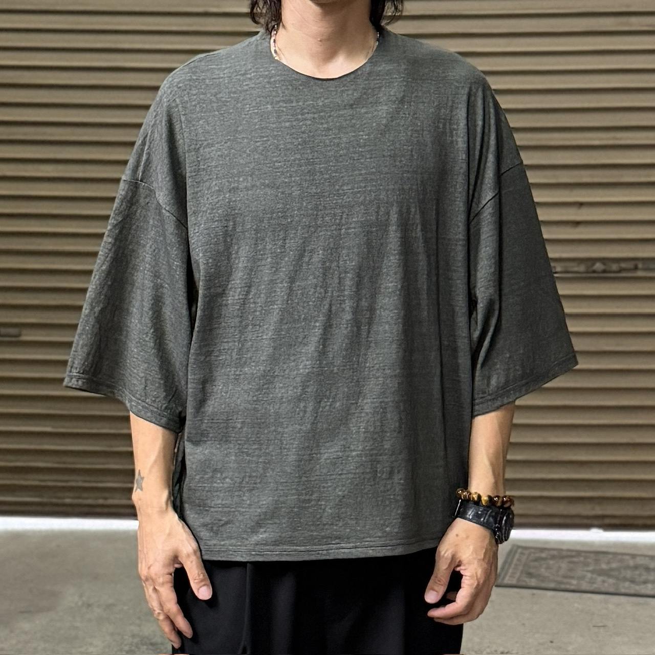 DEVOA（デヴォア）Loose fit short sleeve TURIAMI jersey (loopwheel