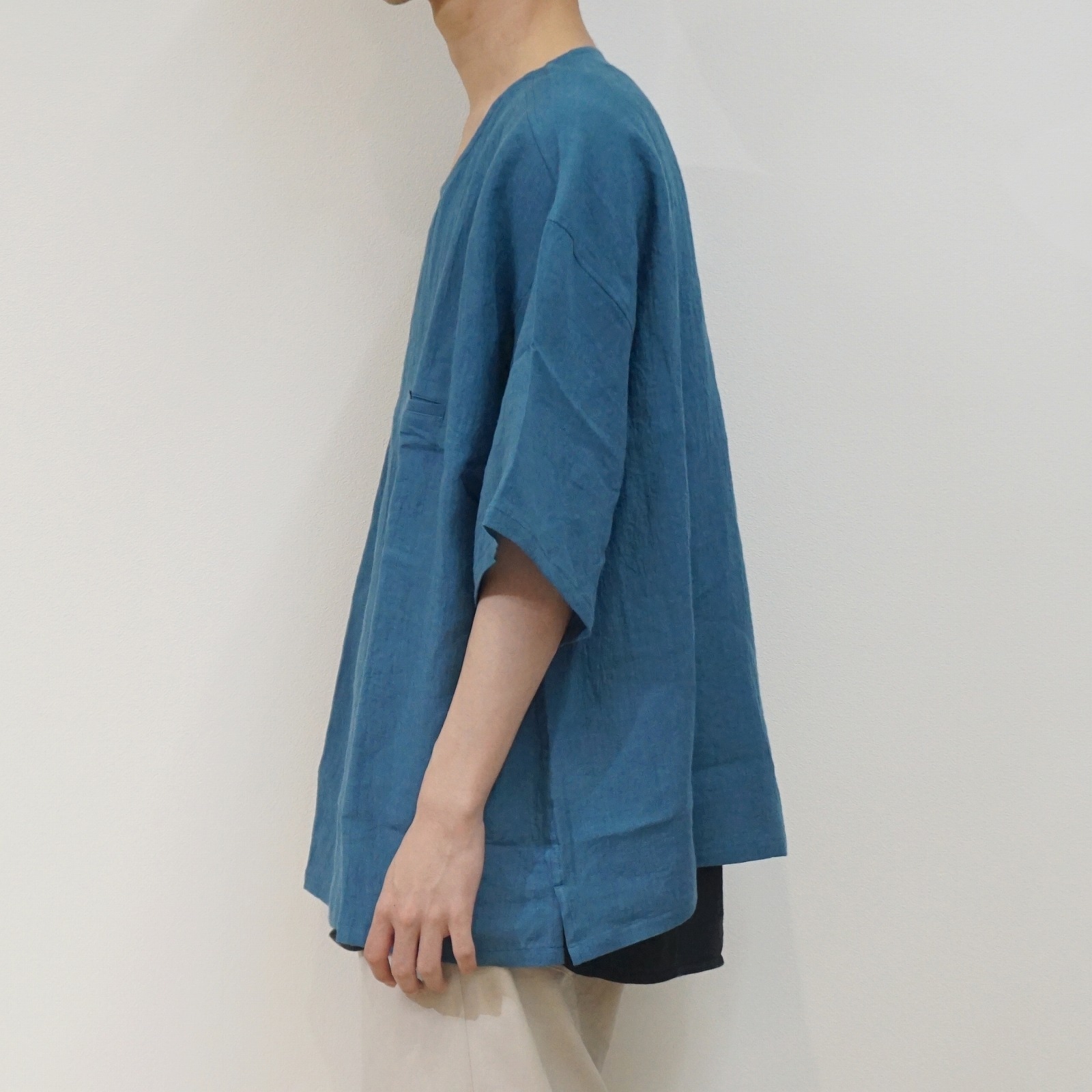 イサムカタヤマバックラッシュ 24SS コットンリネン デニム カバーオール イサムカタヤマバックラッシュ 24SS コットンリネン デニム