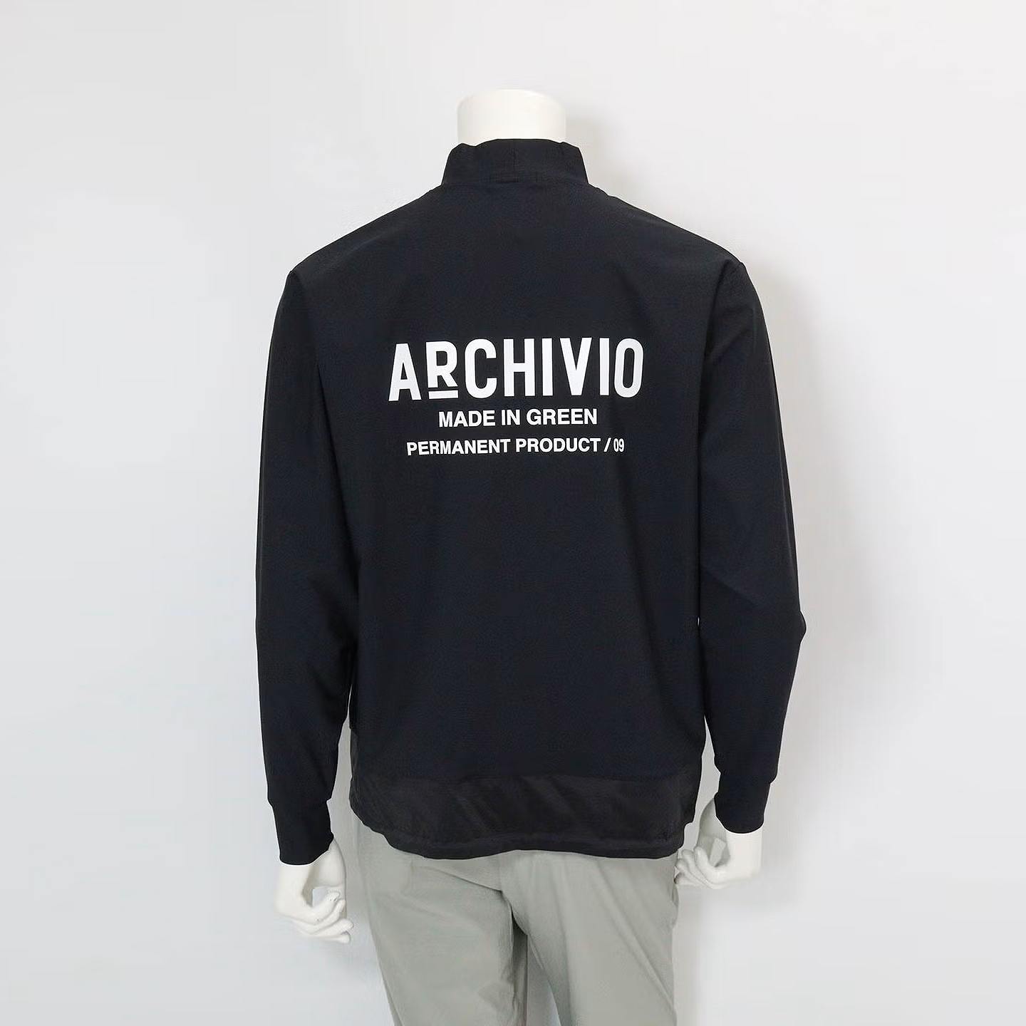 ARCHIVIO(アルチビオ)UV冷感裾切替プルオーバー/ブラック(001) | TOPS