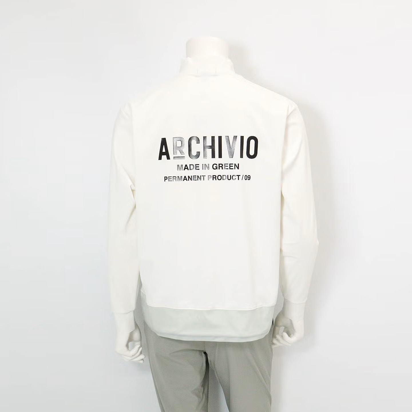 ARCHIVIO(アルチビオ)UV冷感裾切替プルオーバー/ホワイト(090