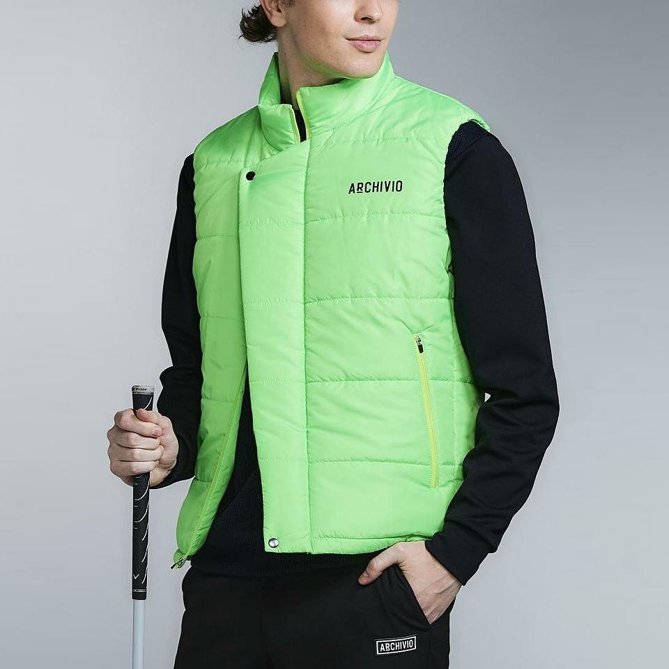 archivio 中綿切替ジップアップベスト archivio 中綿切替ジップアップベスト