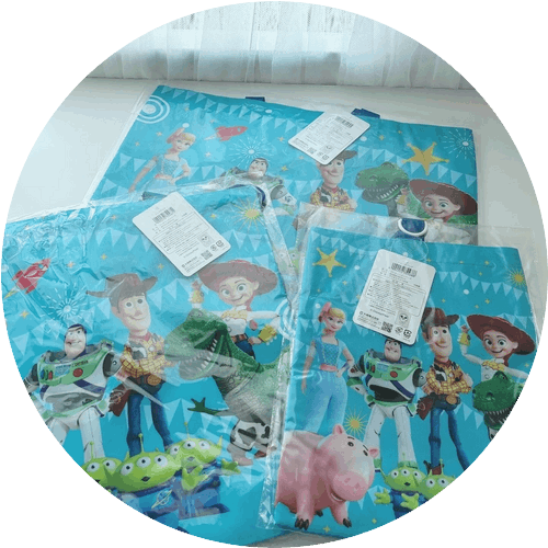 [即納]  トイストーリー パーティーメンバーズ シューズ/レッスンバッグ/ナップサック