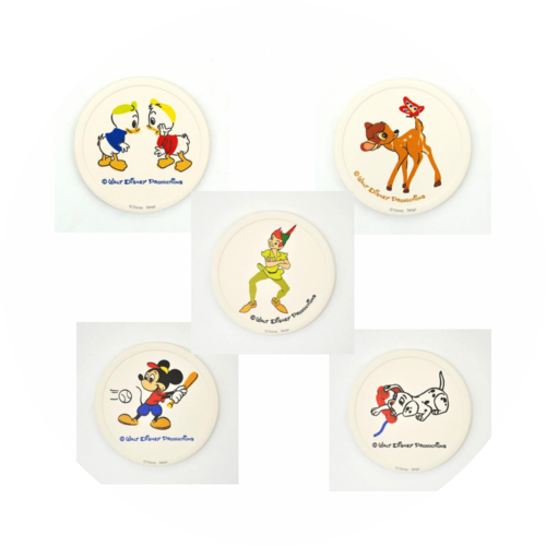【ディズニー】  　コースター　復刻アート1963