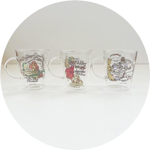 [即納]   プリンセス　マグ〈耐熱ガラスマグ〉