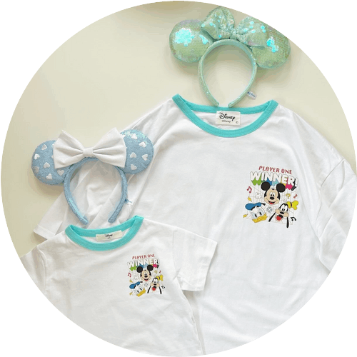 90-130.大人size[即納]    FUN HOUSE 半袖Tシャツ  (mes favoris original )