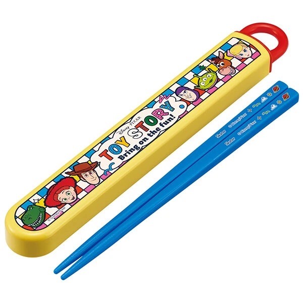 [即納]     抗菌食洗機対応スライド箸＆箸箱セット 【トイ・ストーリー 25】